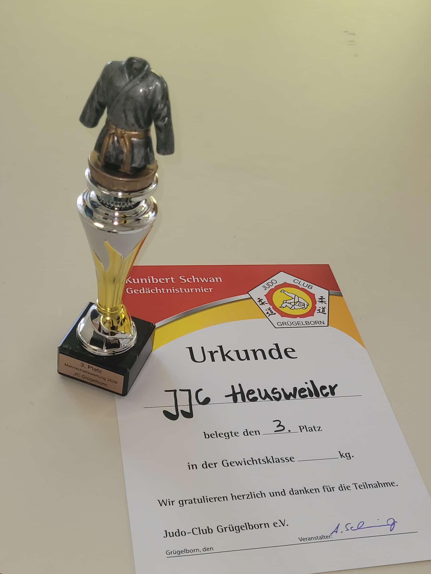 Starkes Auftreten der Heusweiler Judoka beim 10. Kunibert Schwan Gedächtnisturnier in Grügelborn